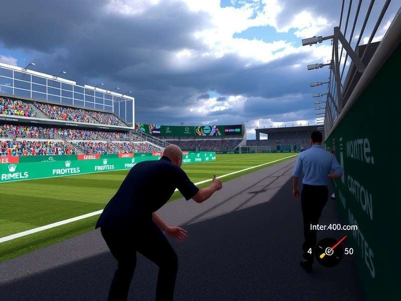 Dynamic shot of an F1 car racing on track with motion blur