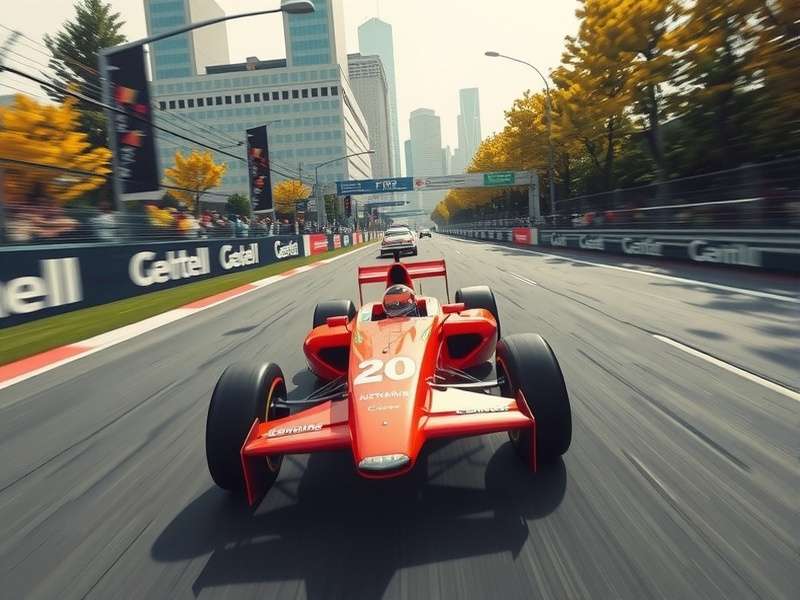 Modern Formula 1 car showcasing intricate aerodynamics and low stance