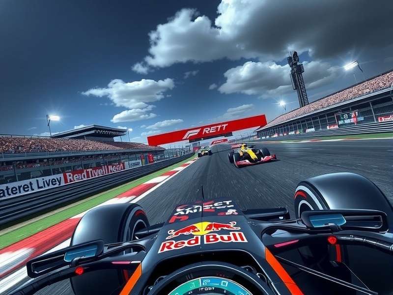 F1 Car taking a high-speed corner at Monaco Grand Prix