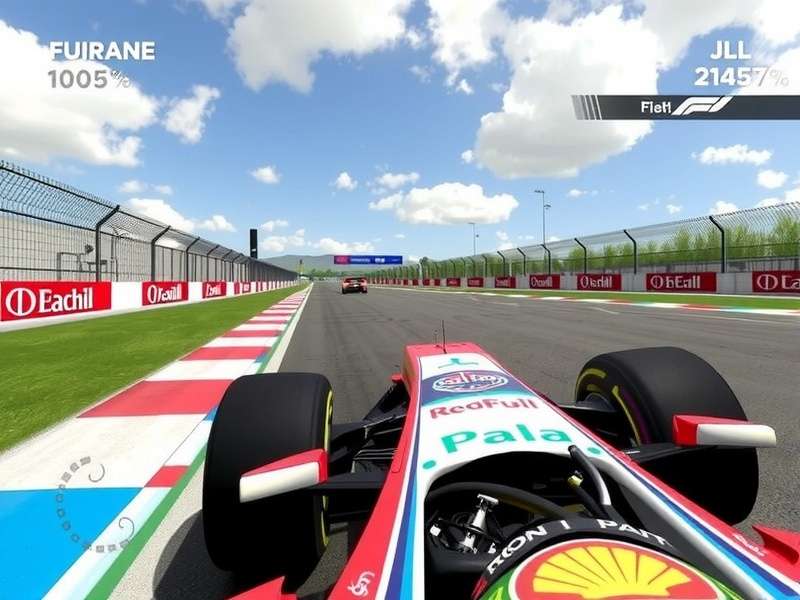 F1 Game car customization interface showing livery editor