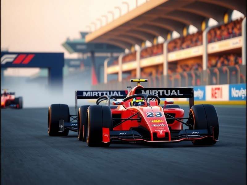 An F1 driver's view from the cockpit during a live race