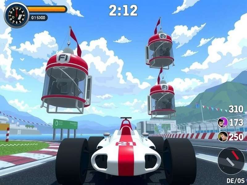 F1 2024 car taking a sharp corner at Monaco with detailed aerodynamics visible