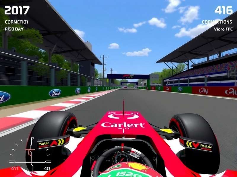 F1 2017 Game PS4 screenshot showing a Red Bull Racing car at Monaco