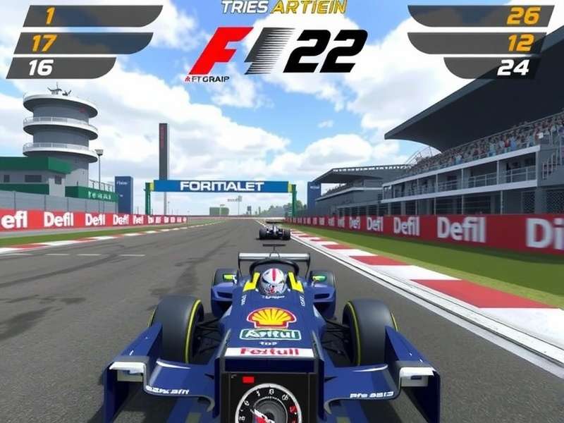 F1 22 Game screenshot showing a detailed car in Monaco