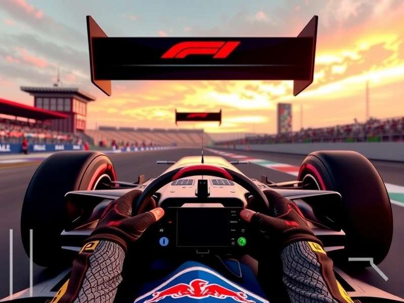 Close-up of hands using a PS4 controller's triggers for precise braking