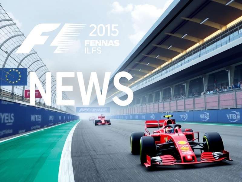 Formula 1 car racing through a corner at high speed