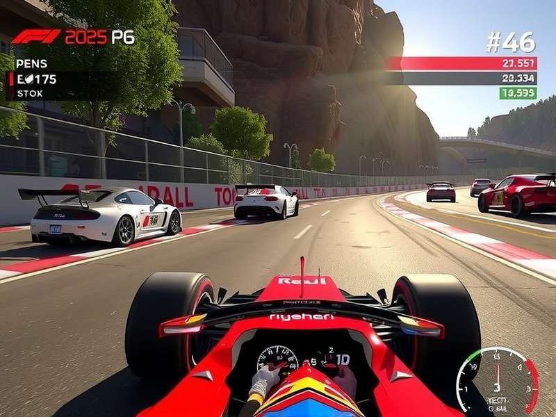 F1 2025 Game PC Screenshot showing Monaco circuit