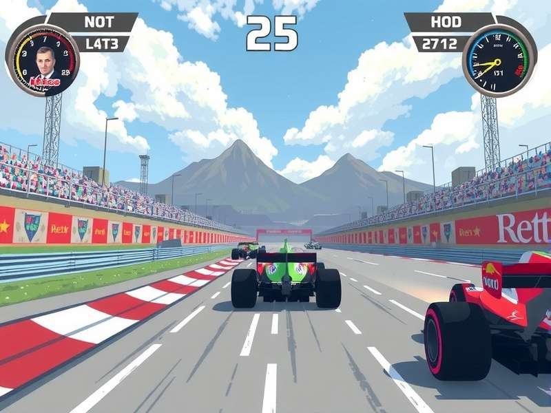 F1 25 concept car speeding through Monaco tunnel