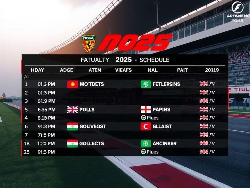 Formula 1 car racing on track at sunset