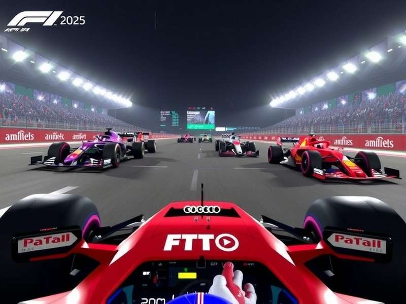 F1 2025 Game Xbox Series X gameplay screenshot showing detailed car and Monaco track