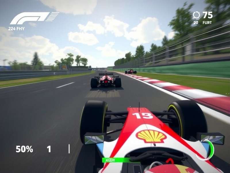 F1 25 Xbox Series X gameplay screenshot showing a detailed car at Monaco