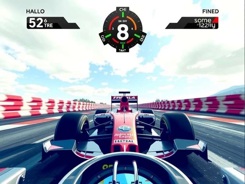 Graph showing hidden metrics affecting F1 game scores like cornering precision and tyre wear