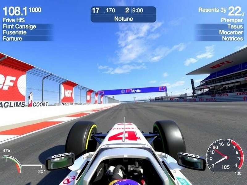 F1 Score analytics dashboard showing player performance metrics and race data visualisation
