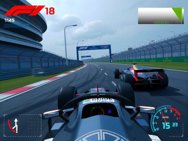 F1 2025 Game PS4 – Official cover art featuring a dramatic race start under floodlights